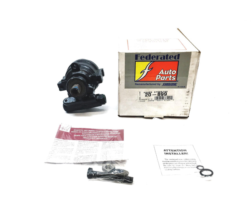 Federated Auto Parts Cardone Power Steering Pump 20-899 REMANUFACTURED