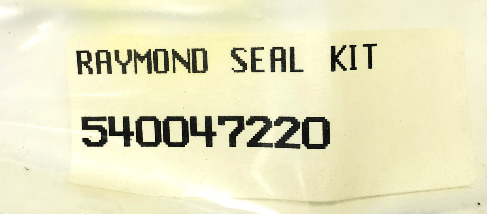 Raymond Seal Kit 540-047-220 NOS