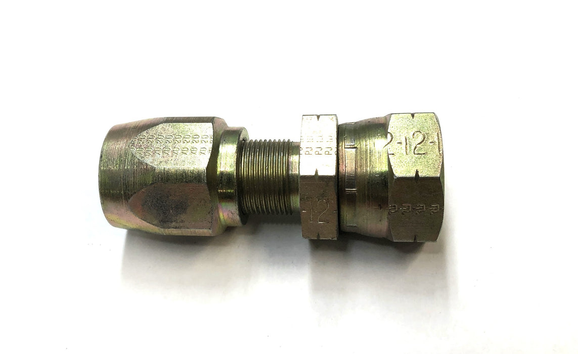 SAE 21 Series 5/8" Hydraulic Hose Coupler/Adapter P7251212S [Lot of 2] NOS