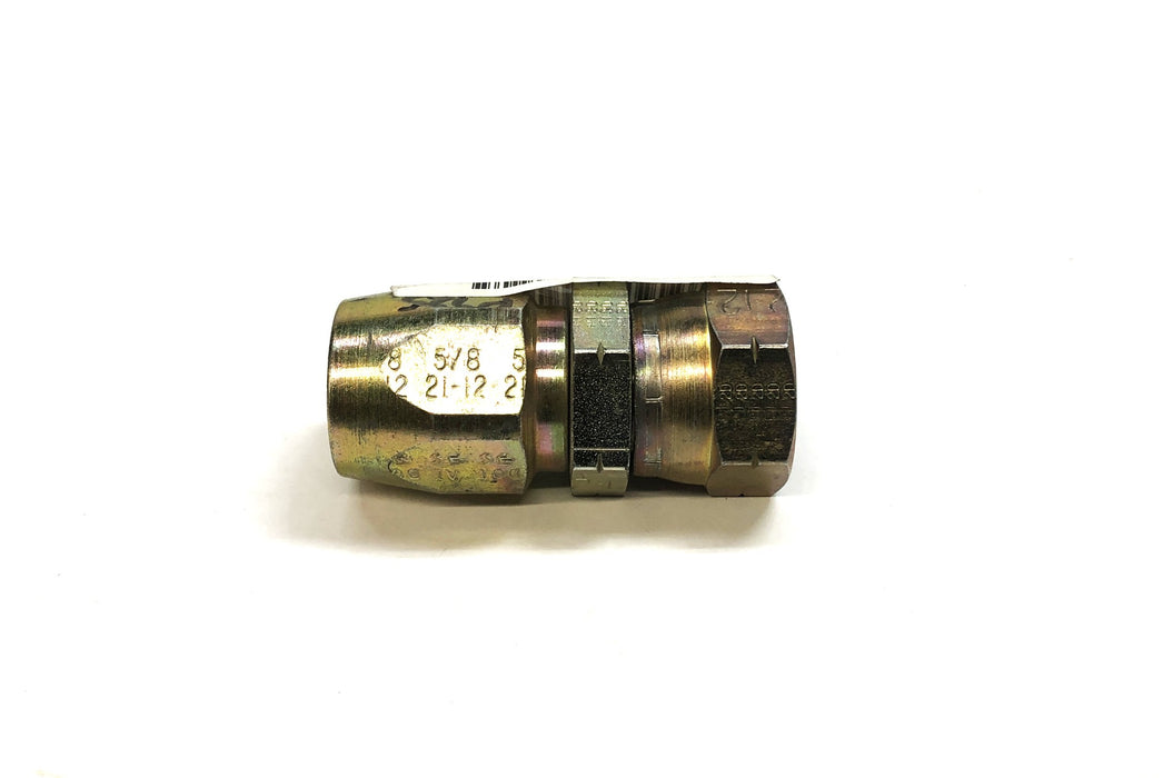 SAE 21 Series 5/8" Hydraulic Hose Coupler/Adapter P7251212S [Lot of 2] NOS