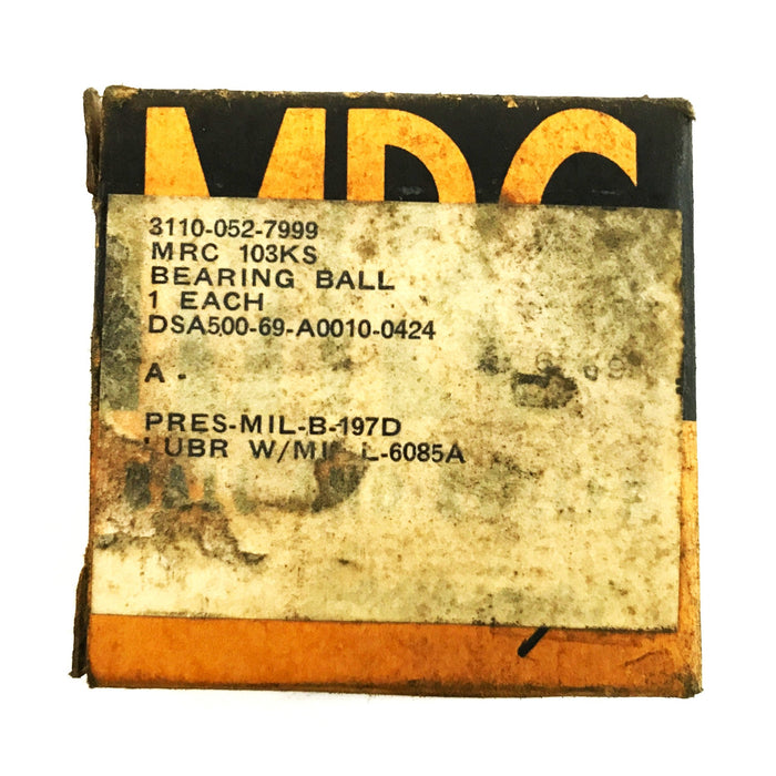 MRC Deep Groove Ball Bearing 103KS [Lot of 5] NOS