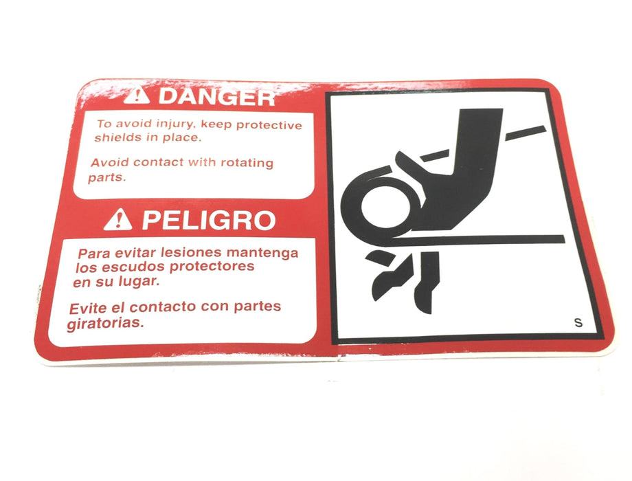 John Deere OEM Protective Shielding Warning Decal P66603 [Lot of 3] NOS