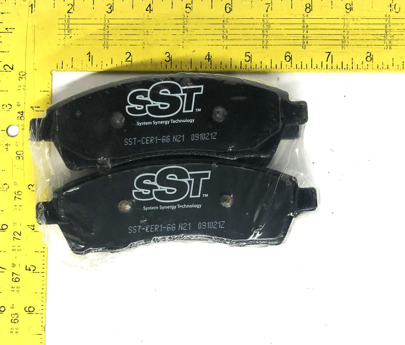 SST By Raybestos Bendix Ceramic Rear Disc Brake Pad Friction Kit D757C NOS