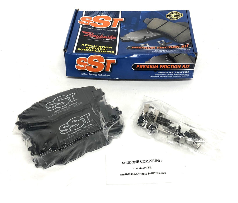 SST By Raybestos Bendix Ceramic Front Disc Brake Pad Friction Kit D1211C NOS