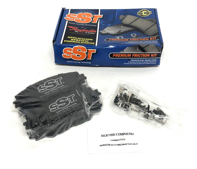 SST By Raybestos Bendix Ceramic Front Disc Brake Pad Friction Kit D1211C NOS