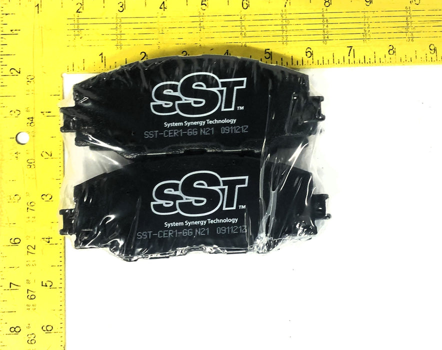 SST By Raybestos Bendix Ceramic Front Disc Brake Pad Friction Kit D1211C NOS