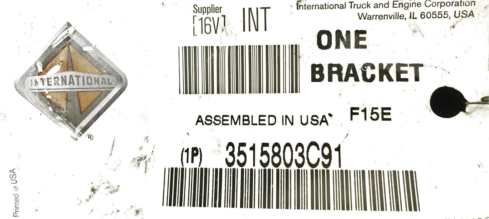 International/Navistar Bracket 3515803C91 NOS