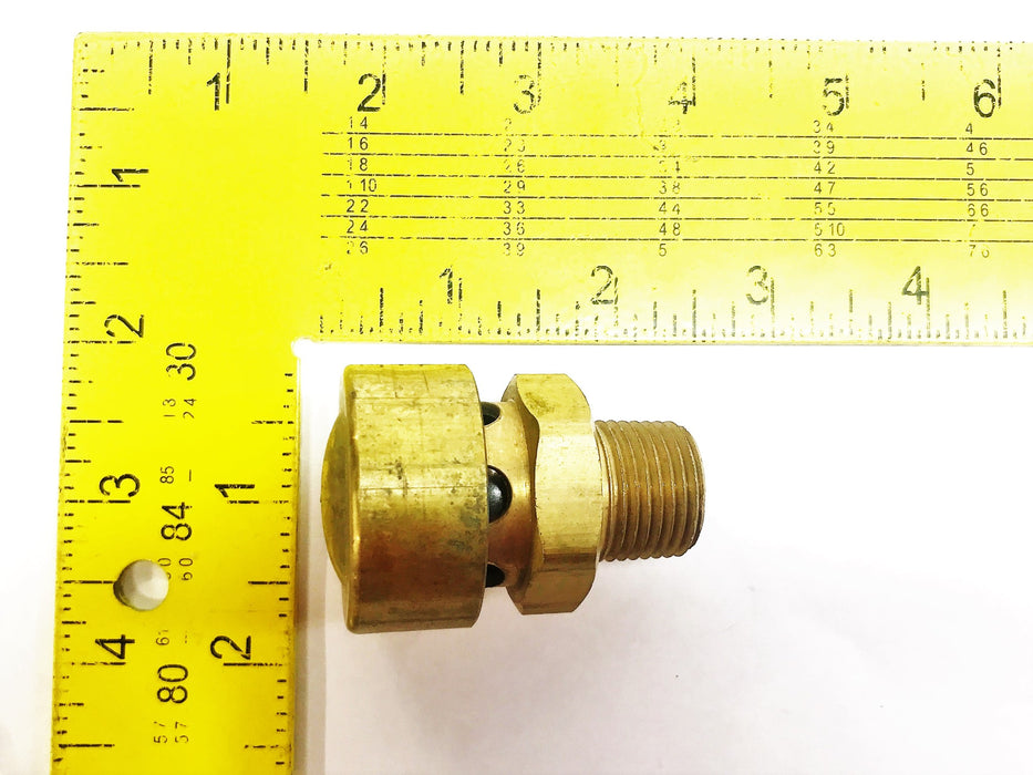 Unbranded 1/2" Brass Vent Valve [Lot of 3] NOS