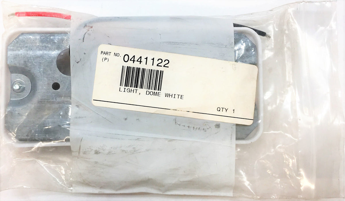 J.W. Speaker 411 White Dome Lamp Assembly 0441122 NOS