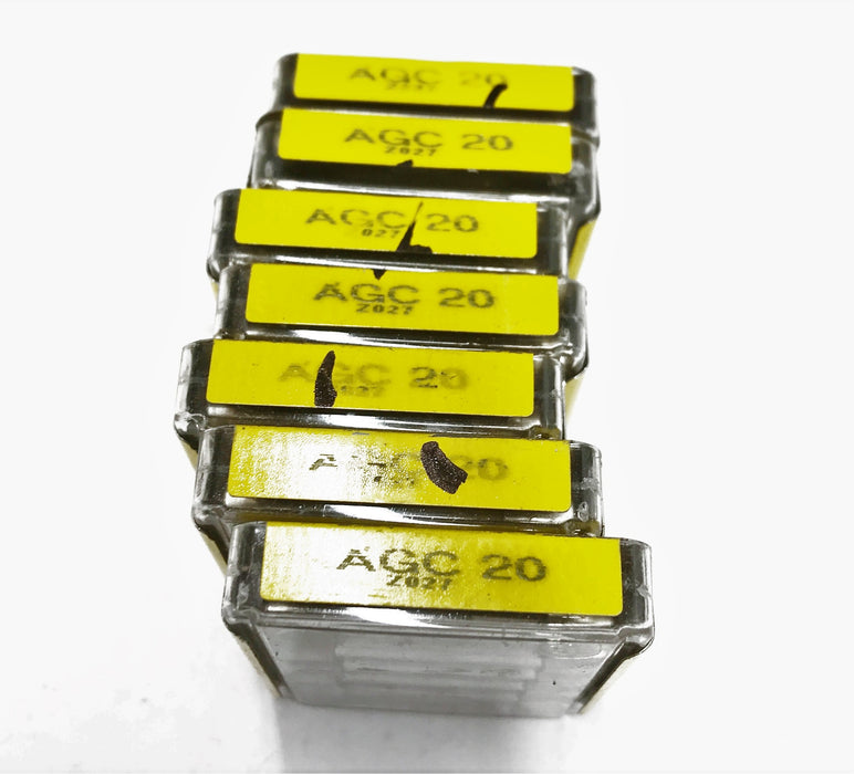 Buss Fuses 20A Fuse AGC-20 [Lot of 35] NOS
