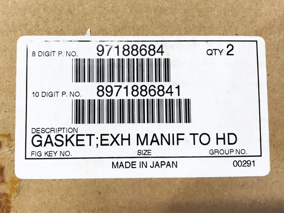 Exhaust Manifold Gasket 97188684 [Lot of 2] NOS
