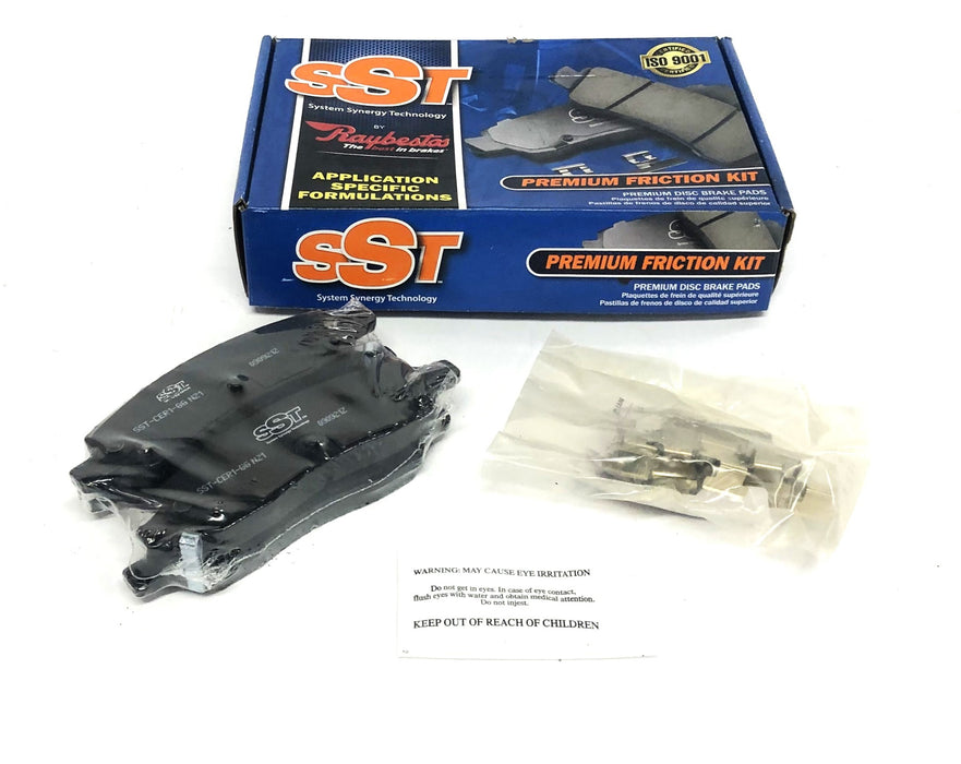 SST By Raybestos Bendix Ceramic Rear Disc Brake Pad Friction Kit D1172C NOS