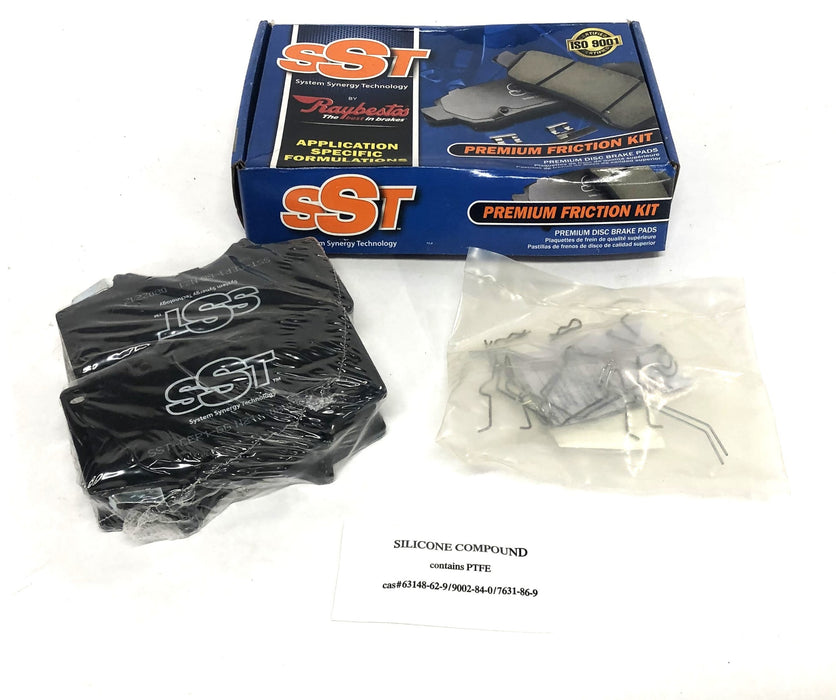 SST By Raybestos Bendix Ceramic Front Disc Brake Pad Friction Kit D976C NOS