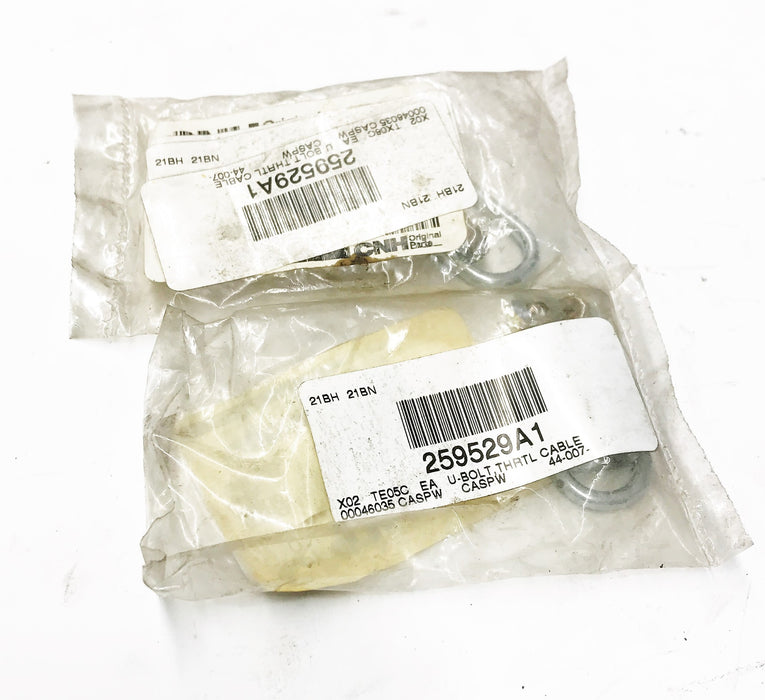 Throttle Cable U-Bolt Kit for Case New Holland CNH 76084955 [Lot of 2] NOS
