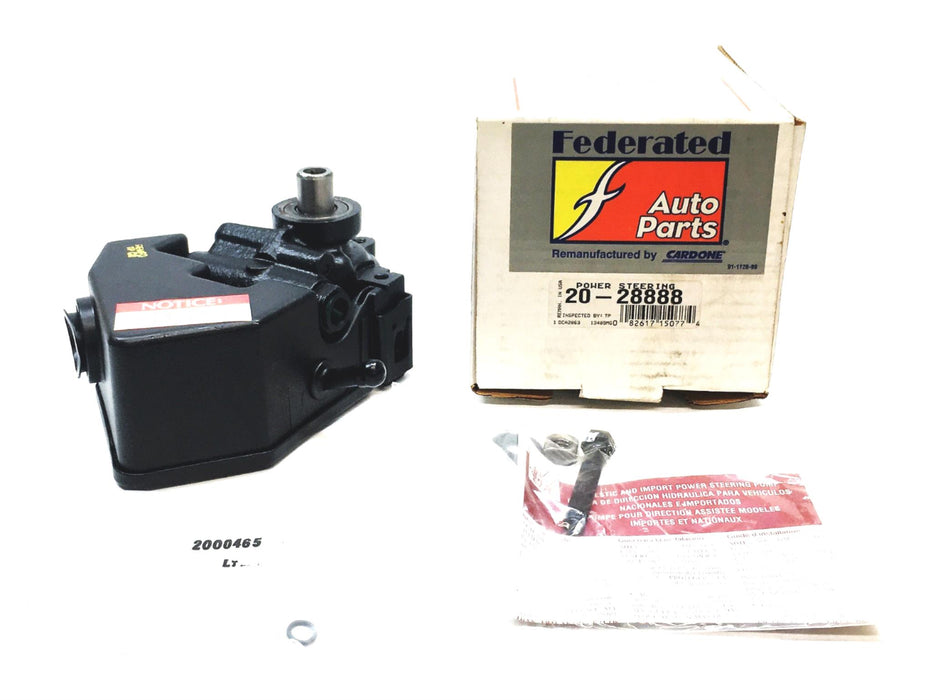 Federated Auto Parts Cardone Power Steering Pump 20-28888 REMANUFACTURED