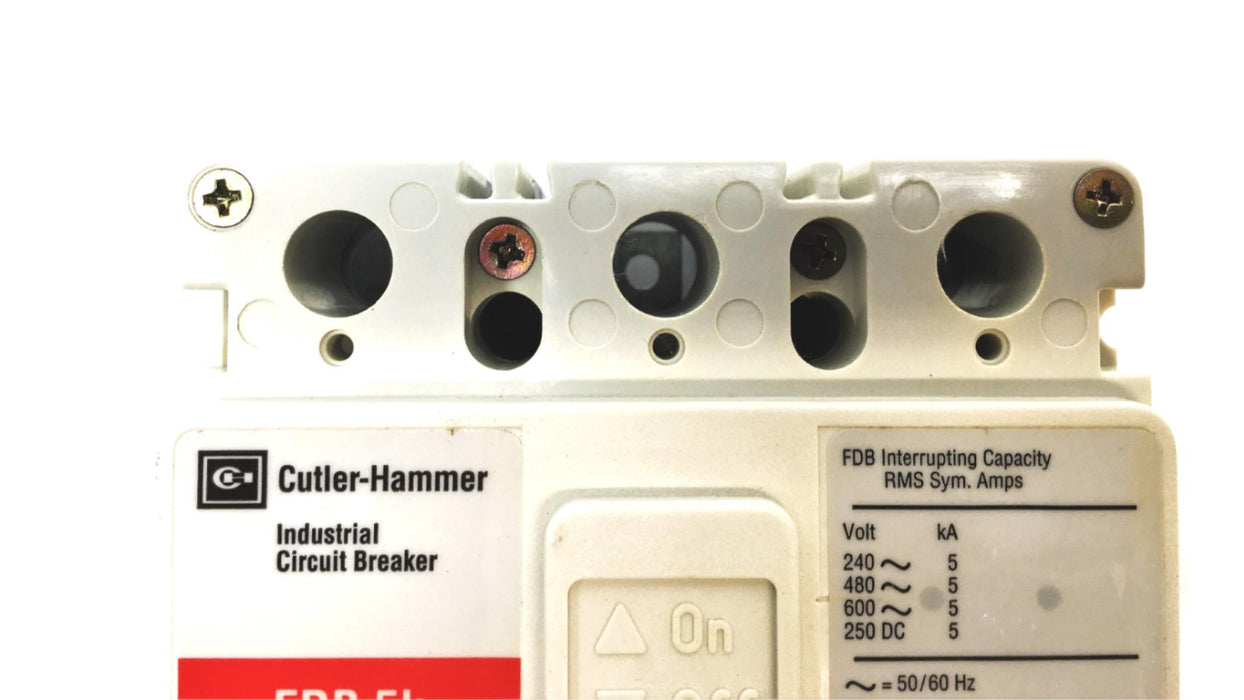 Cutler-Hammer 10AMP 600VAC 3 Pole 40C Industrial Circuit Breaker FDB3010D11 NOS