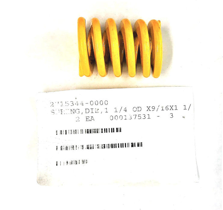 UNBRANDED YELLOW DIE SPRING 2715344-0000 [LOT OF 13] NOS