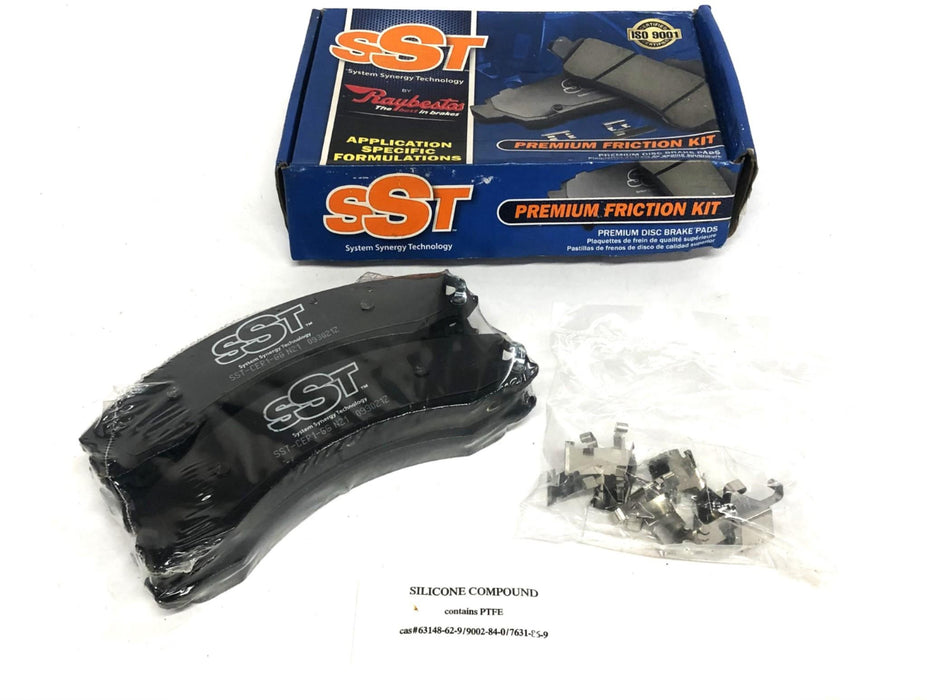 SST By Raybestos Bendix Ceramic Front Disc Brake Pad Friction Kit D1411C NOS