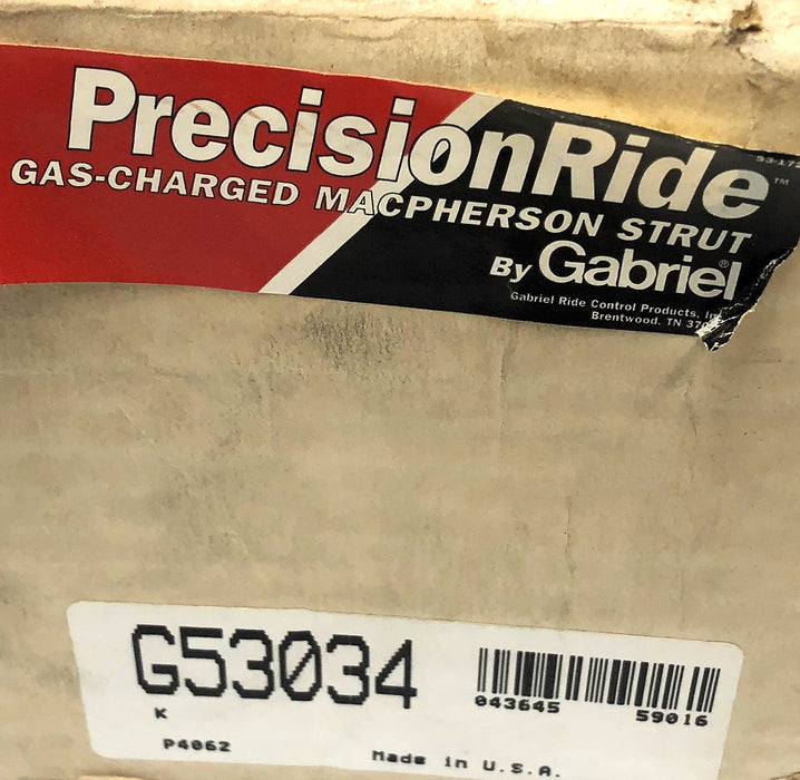 PrecisionRide Gas Charged MacPherson Strut G53034 (735922) NOS