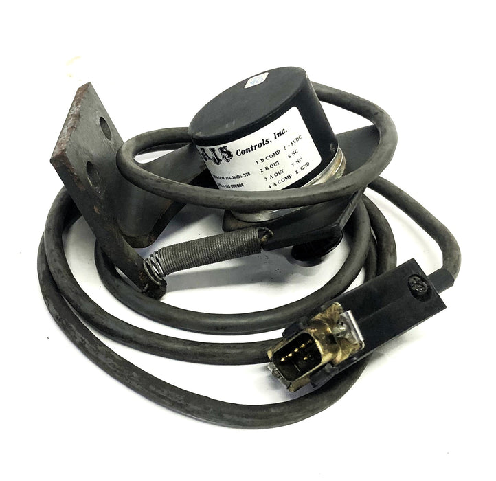 AJS Controls Inc Forklift Encoder Cat OEW-256-2MD5-338 USED