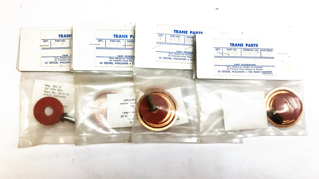 Trane Hermetic Valve Repair Kit 44-5-32 [Lot of 4] NOS