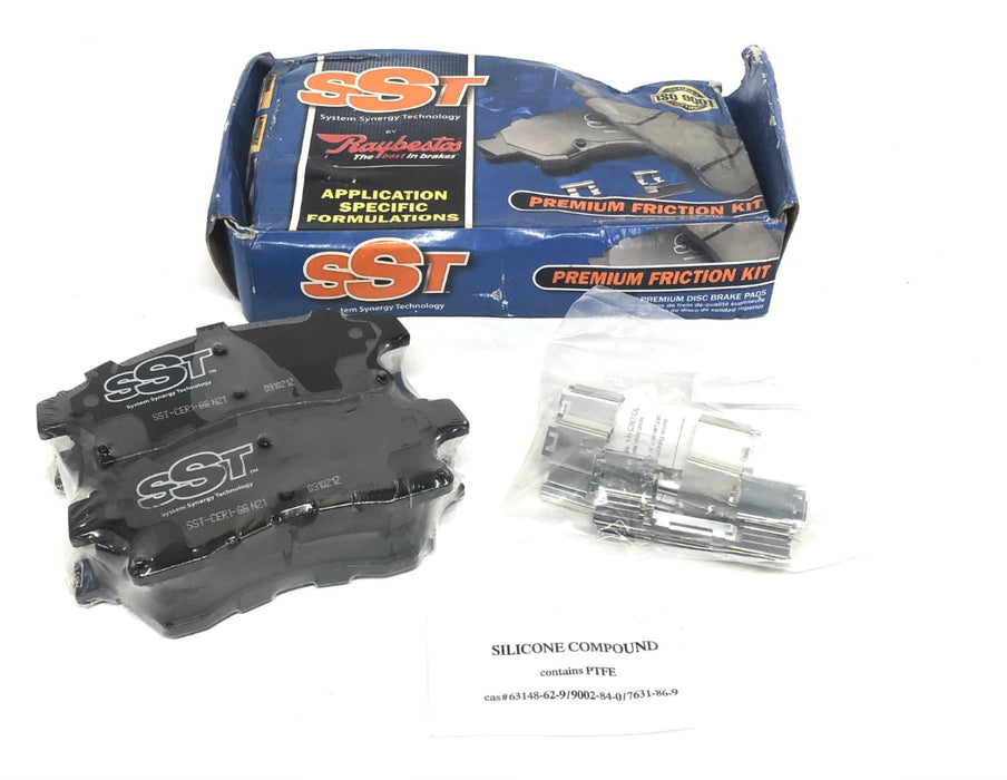 SST By Raybestos Bendix Ceramic Front Disc Brake Pad Friction Kit D1522C NOS