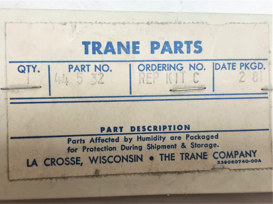 Trane Hermetic Valve Repair Kit 44-5-32 [Lot of 4] NOS