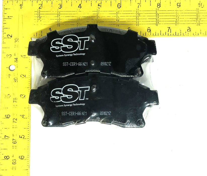 SST By Raybestos Bendix Ceramic Front Disc Brake Pad Friction Kit D1522C NOS