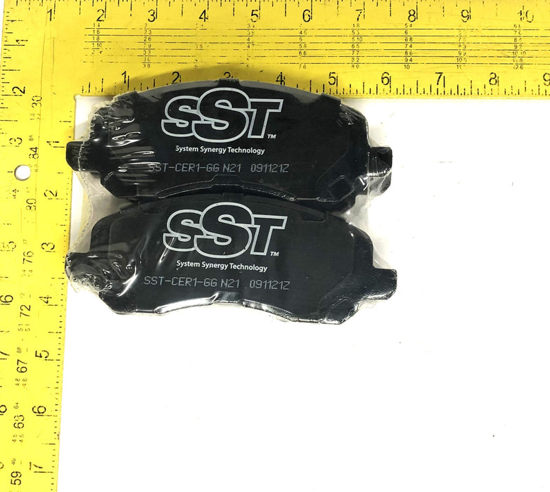 SST By Raybestos Bendix Ceramic Rear Disc Brake Pad Friction Kit D866C NOS