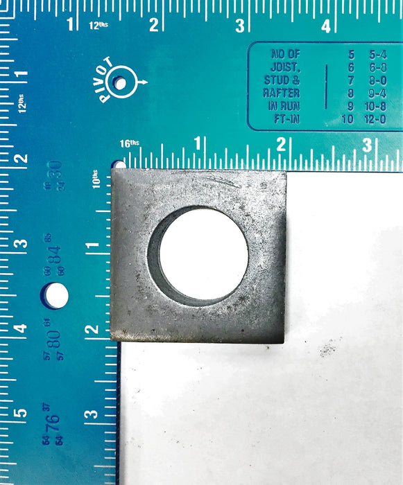 Unbranded 2"x 2" Steel Square Washer [Lot of 5]