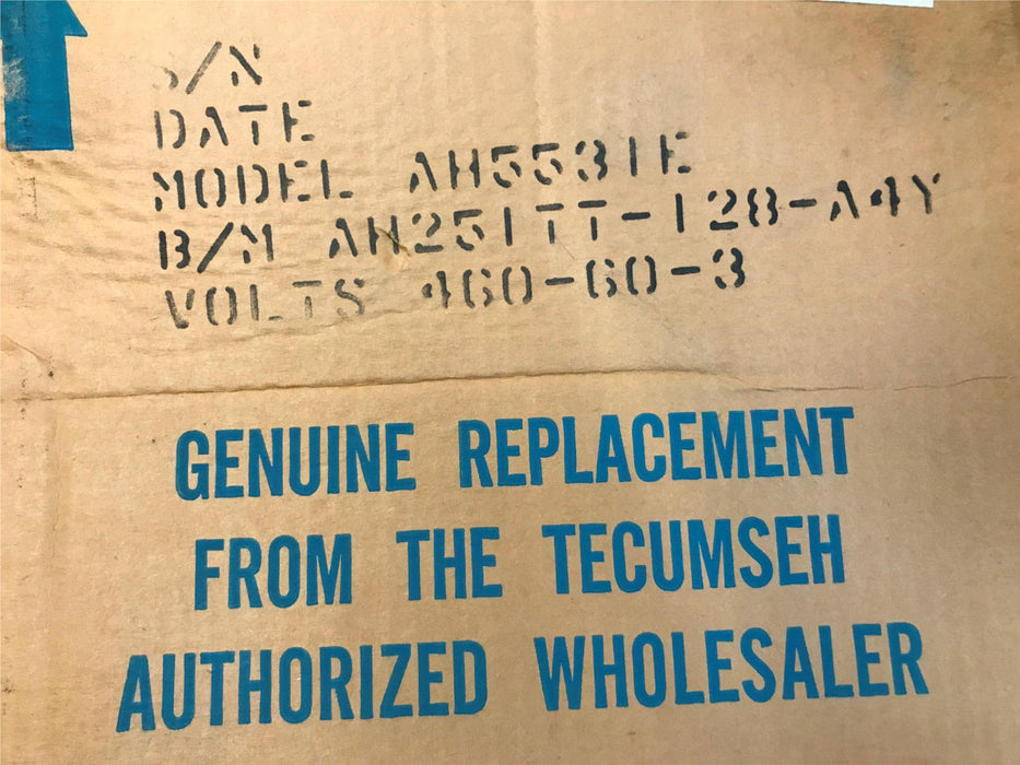 Tecumseh 460-60-3 Volt Compressor Model AH5531F NOS