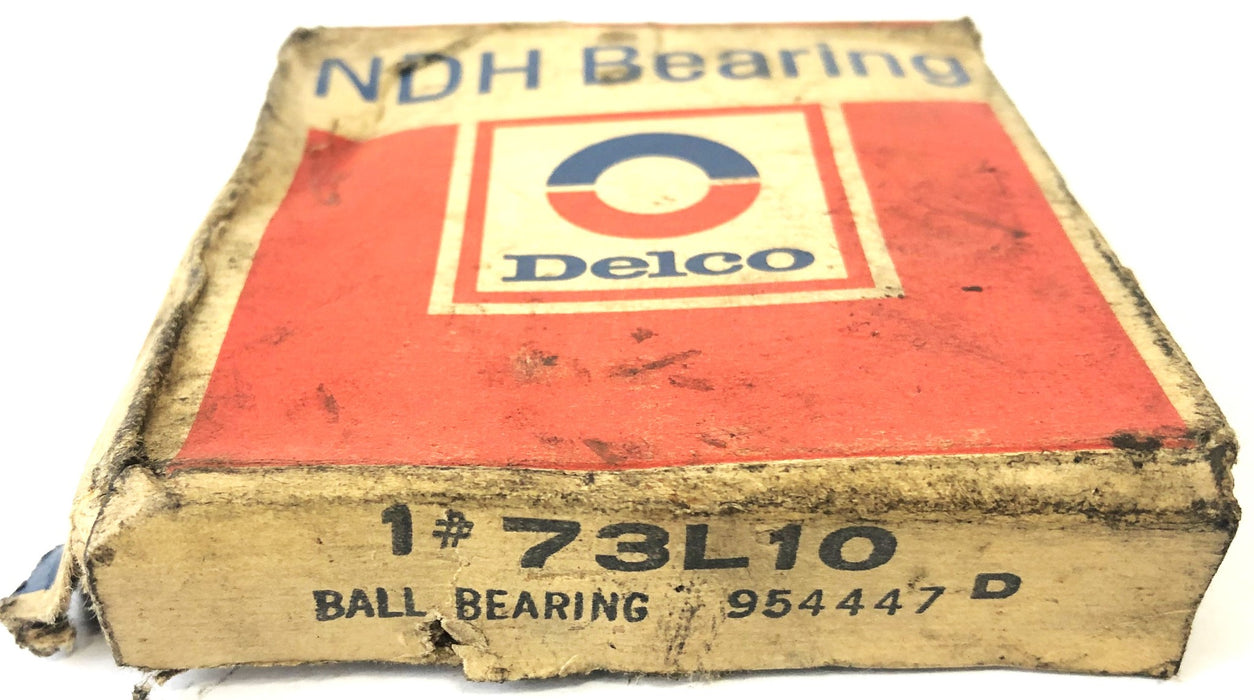 Delco GM NDH Single Row Ball Bearing 73L10 NOS