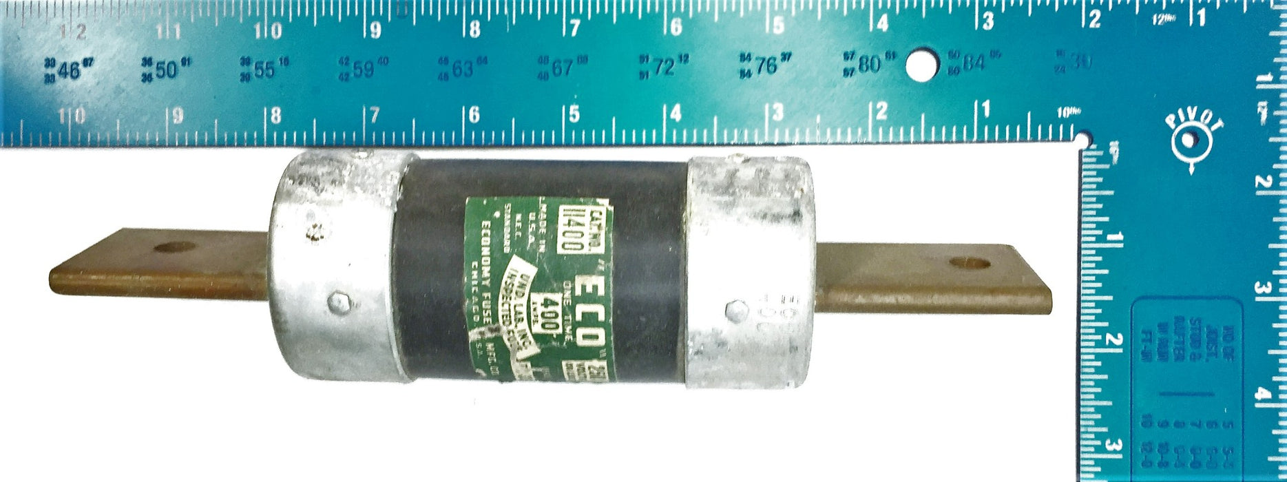 Economy Fuse ECO One-Time Fuse 400A/250V 11400 [Lot of 2] NOS