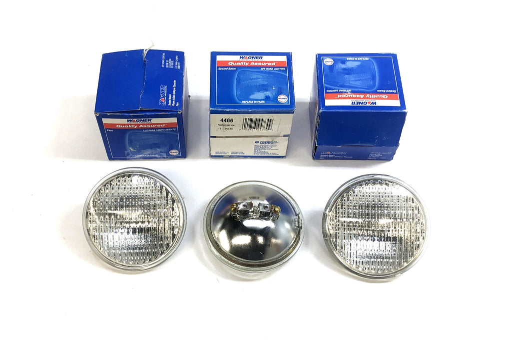 Wagner 12 Volt 60 Watt Sealed Beam Off Road Tractor Flood Light 4466 [Lot of 3]