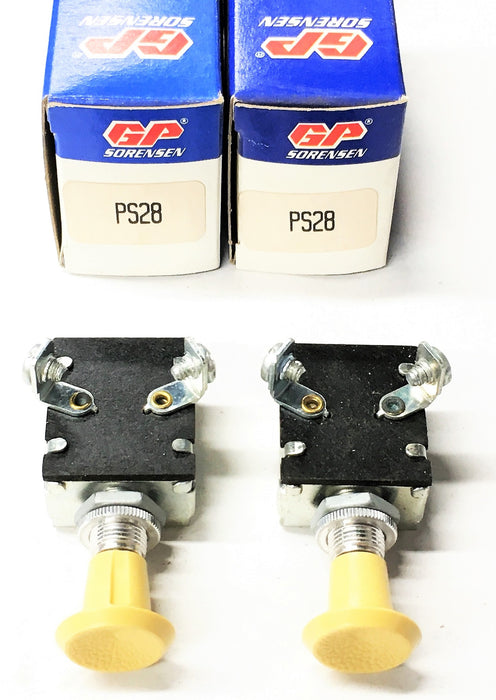 GP Sorensen Push Pull Switch Kit [Lot of 2] PS28 NOS