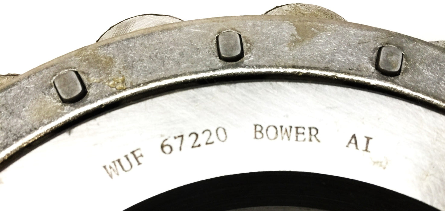 Bower Tapered Roller Bearing WUF67220 (5P89) NOS