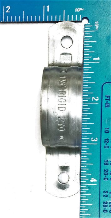 RACO 1-1/4" 2-Hole Steel Conduit Strap 2235 [Lot of 33] NOS