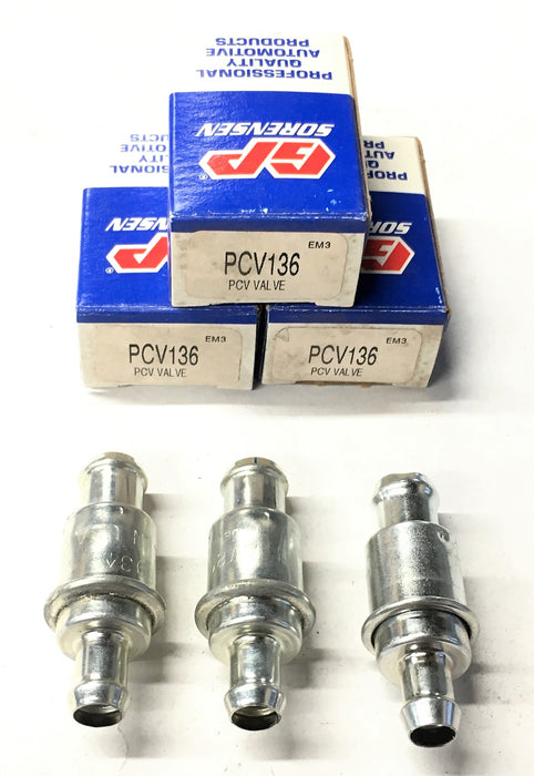 GP Sorensen Standard Valve [Lot of 3] PCV136 NOS