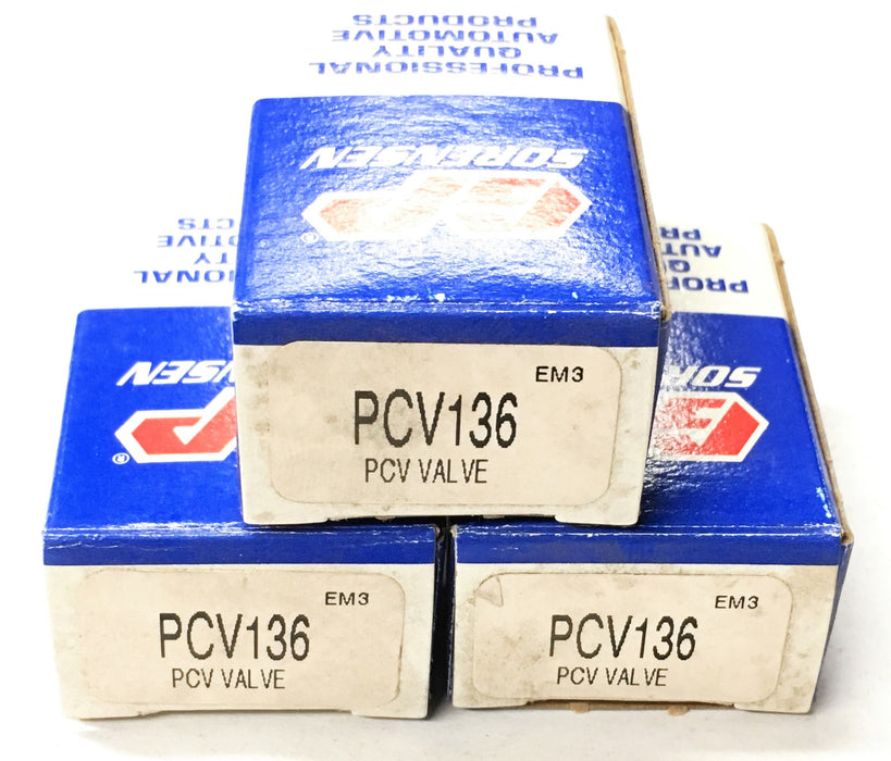 GP Sorensen Standard Valve [Lot of 3] PCV136 NOS