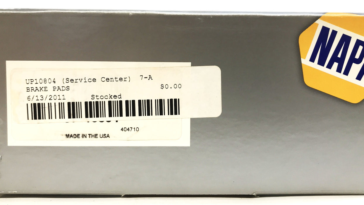 NAPA Rear Ultra Premium Brake Shoe Set UP10804 NOS