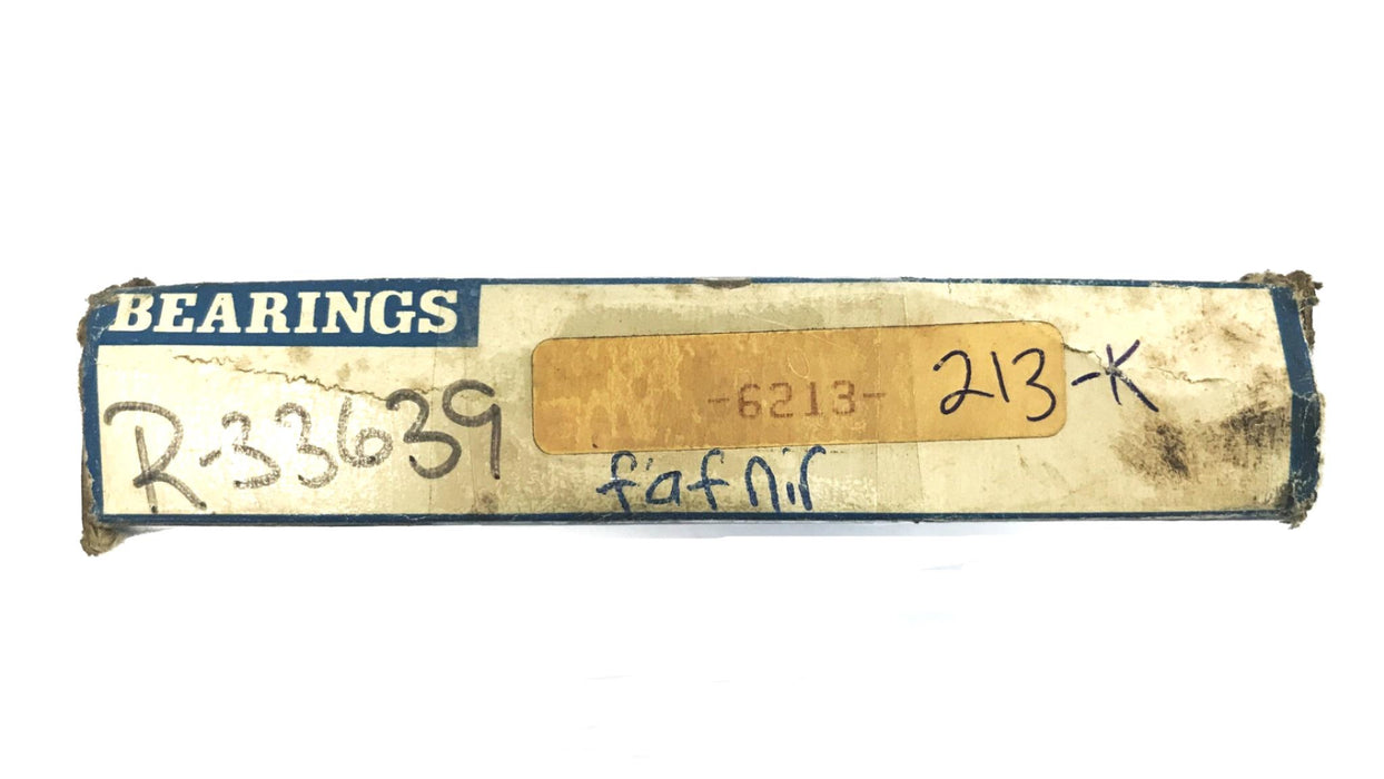 Fafnir Deep Groove Ball Bearing 213K [Lot of 2] NOS