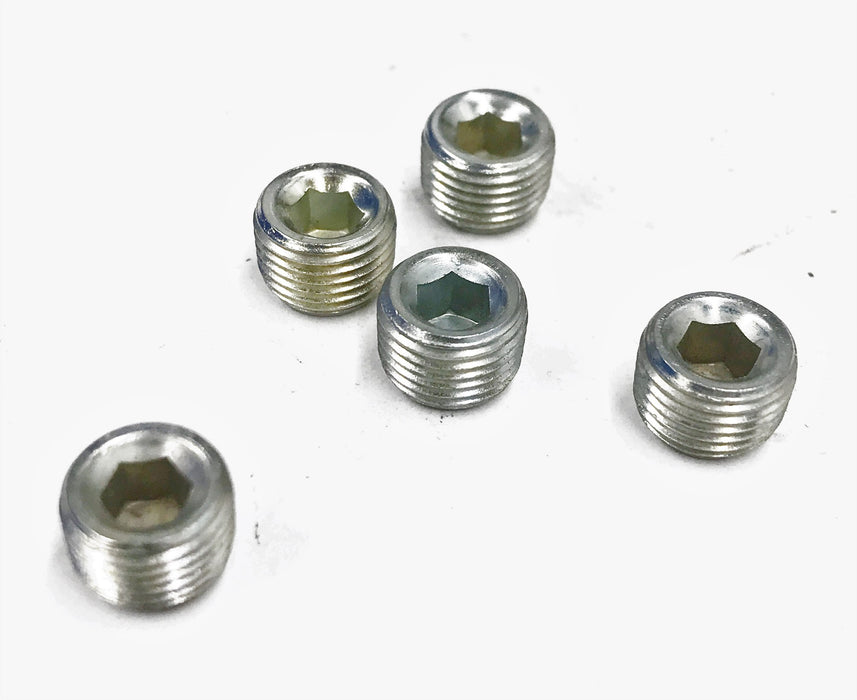 Dorman 1/8-27NPT 5/16 x 3/16 Oil Drain Pipe Plug 090-046 [Lot of 5] NOS