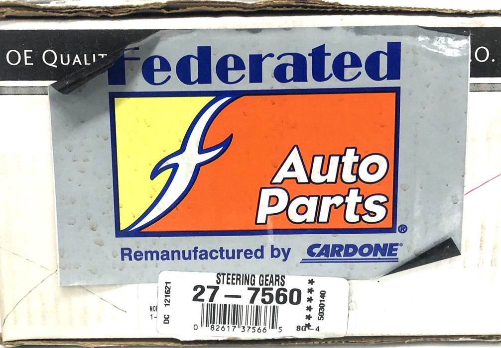 Cardone Federated Auto Parts Steering Gear Box 27-7560 REMANUFACTURED