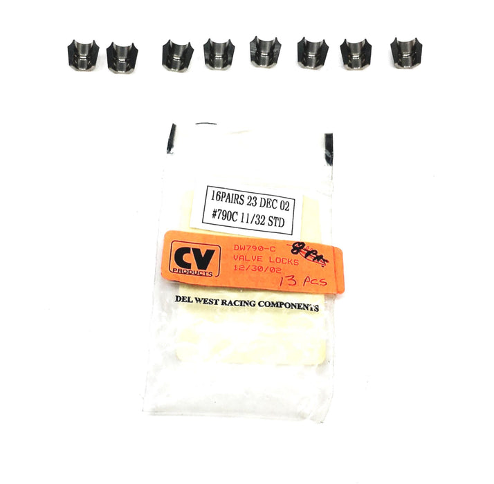 Del West 11/32 STD Valve Locks 790-C [Lot of 4] NOS