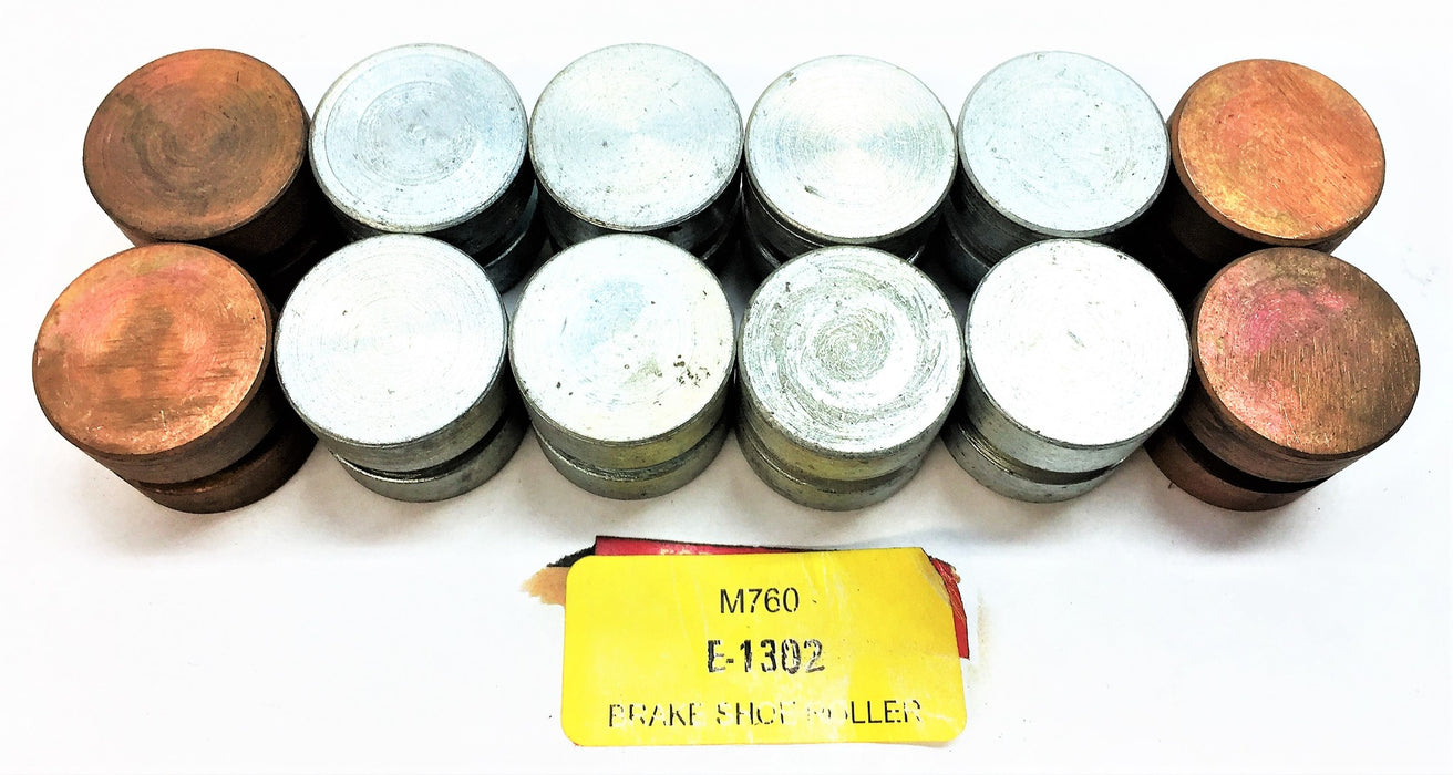 EUCLID Brake Shoe Roller E-1302 (M760) [Lot of 12] NOS