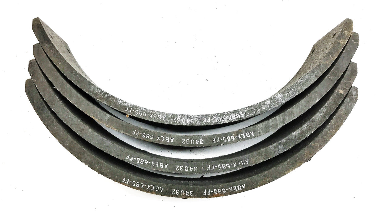 ABEX Asbestos Free Brake Lining Strips, 4 Pack EX-1307-D NOS