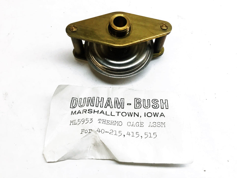 Dunham-Bush Thermostat Cage Assembly ML5953 NOS