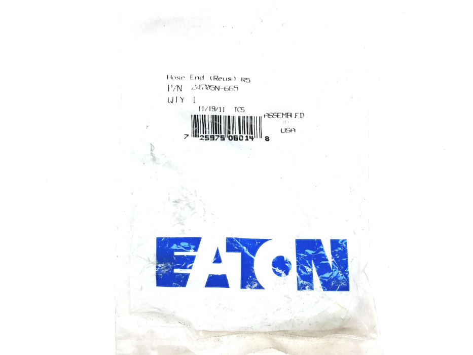 Eaton Weatherhead 90 Degree Female Elbow Hose Fitting 24705N-665 NOS
