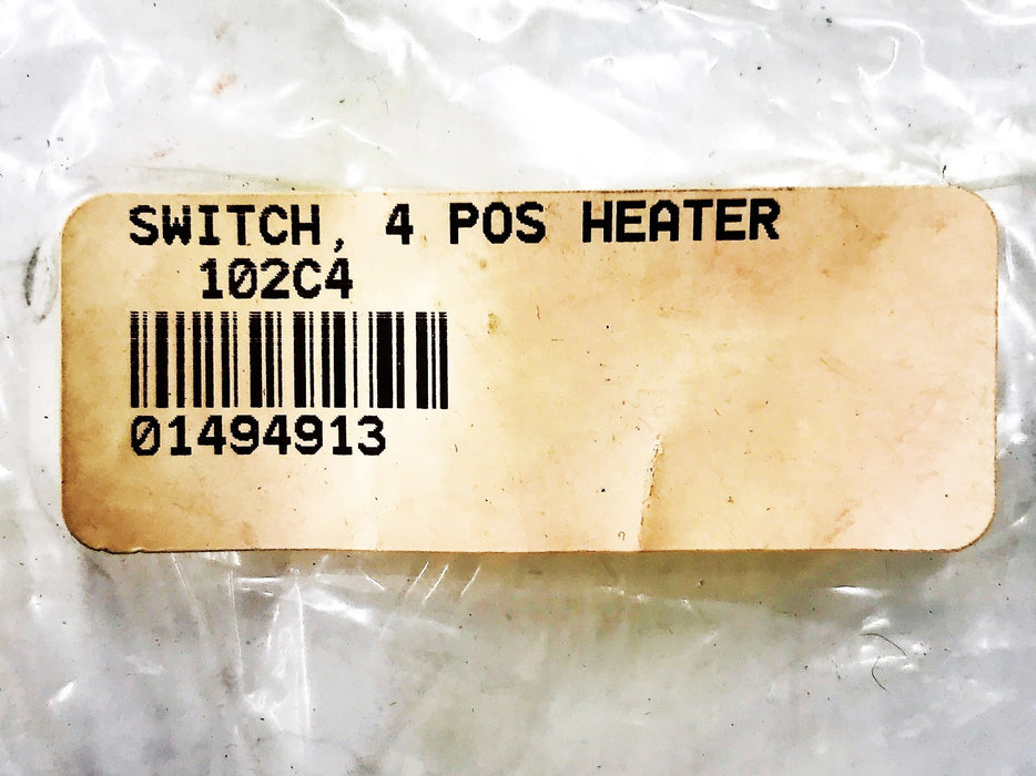 Holland 4-Position Heater Switch 01494913 [Lot of 2] NOS