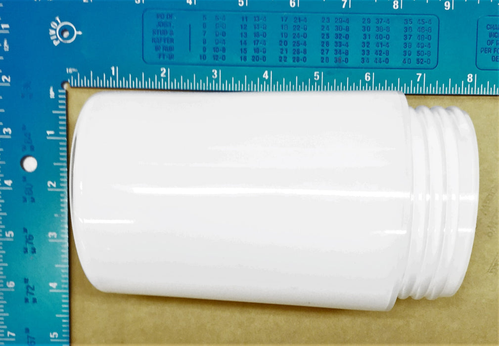 Unbranded White/Milk Glass Light Fixture Shade 3" Screw-In Fixture NOS